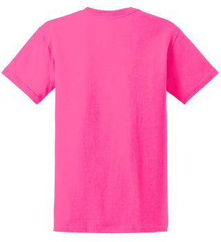Gildan Ultra Cotton 100% US Cotton T-Shirt (Safety Pink)