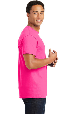 Gildan Ultra Cotton 100% US Cotton T-Shirt (Safety Pink)