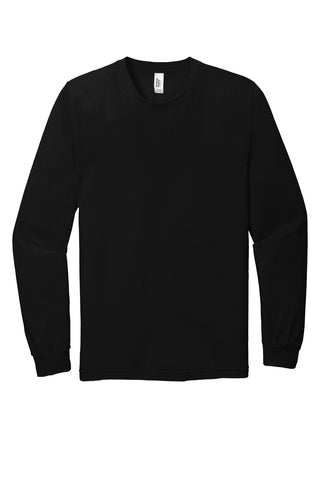 American Apparel Fine Jersey Unisex Long Sleeve T-Shirt (Black)