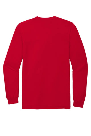 American Apparel Fine Jersey Unisex Long Sleeve T-Shirt (Red)