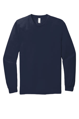 American Apparel Fine Jersey Unisex Long Sleeve T-Shirt (Navy)