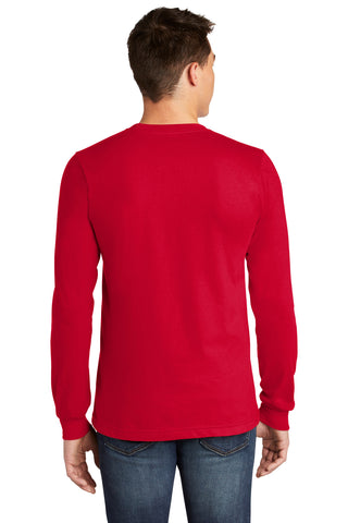 American Apparel Fine Jersey Unisex Long Sleeve T-Shirt (Red)