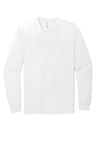 American Apparel Fine Jersey Unisex Long Sleeve T-Shirt (White)