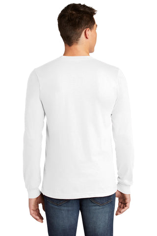 American Apparel Fine Jersey Unisex Long Sleeve T-Shirt (White)