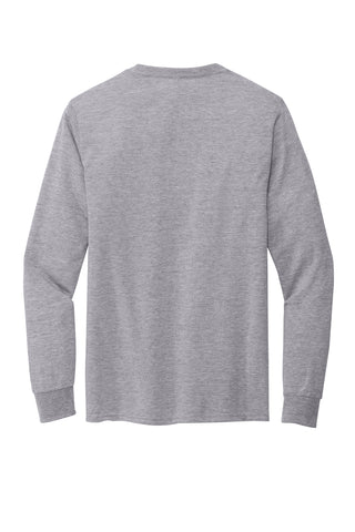 Jerzees Dri-Power 100% Polyester Long Sleeve T-Shirt (Athletic Heather)