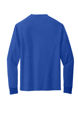 Jerzees Dri-Power 100% Polyester Long Sleeve T-Shirt (Royal)