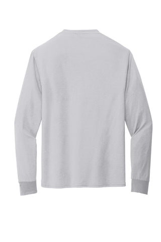 Jerzees Dri-Power 100% Polyester Long Sleeve T-Shirt (Silver)