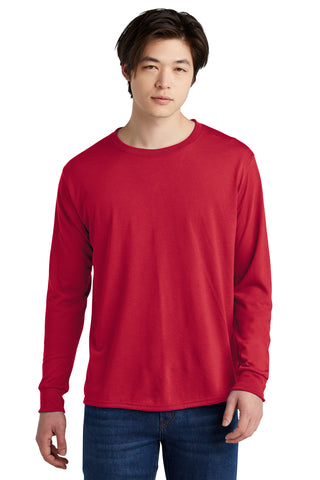 Jerzees Dri-Power 100% Polyester Long Sleeve T-Shirt (True Red)