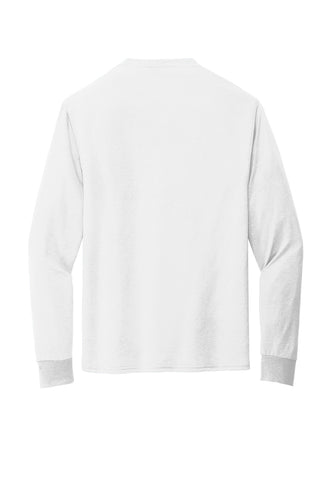 Jerzees Dri-Power 100% Polyester Long Sleeve T-Shirt (White)