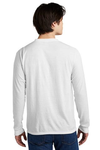 Jerzees Dri-Power 100% Polyester Long Sleeve T-Shirt (White)