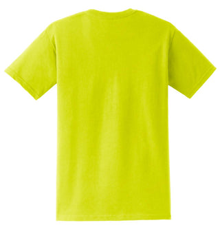 Gildan Ultra Cotton 100% US Cotton T-Shirt with Pocket (Safety Green)