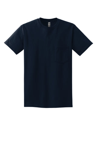 Gildan Ultra Cotton 100% US Cotton T-Shirt with Pocket (Navy)