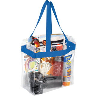 Printwear Game Day Clear Stadium Tote (Royal)