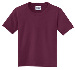 Jerzees Youth Dri-Power 50/50 Cotton/Poly T-Shirt (Maroon)