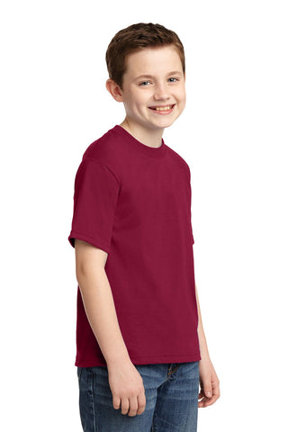 Jerzees Youth Dri-Power 50/50 Cotton/Poly T-Shirt (Cardinal)