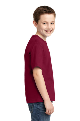 Jerzees Youth Dri-Power 50/50 Cotton/Poly T-Shirt (Cardinal)