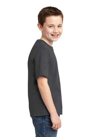 Jerzees Youth Dri-Power 50/50 Cotton/Poly T-Shirt (Charcoal Grey)