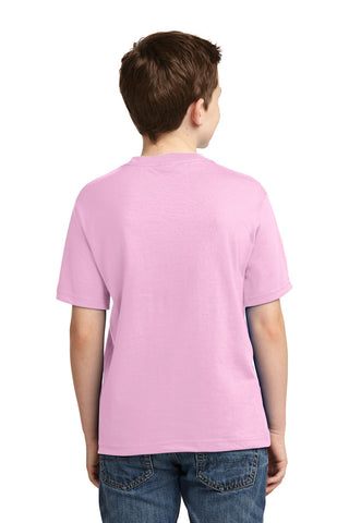 Jerzees Youth Dri-Power 50/50 Cotton/Poly T-Shirt (Classic Pink)