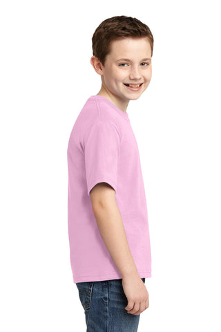 Jerzees Youth Dri-Power 50/50 Cotton/Poly T-Shirt (Classic Pink)