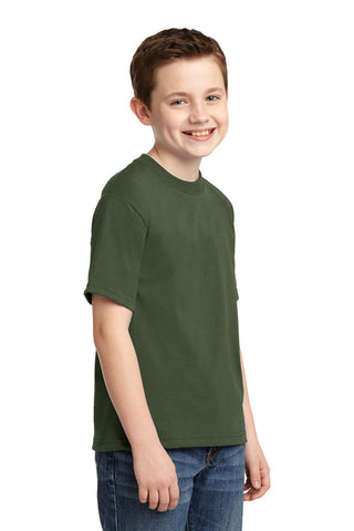 Jerzees Youth Dri-Power 50/50 Cotton/Poly T-Shirt (Military Green)