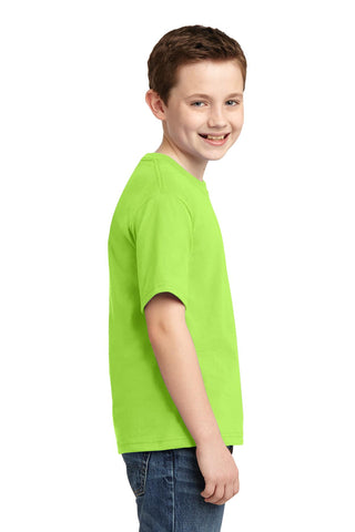 Jerzees Youth Dri-Power 50/50 Cotton/Poly T-Shirt (Neon Green)