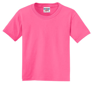Jerzees Youth Dri-Power 50/50 Cotton/Poly T-Shirt (Neon Pink)