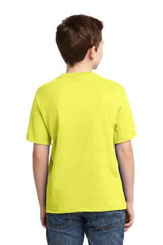 Jerzees Youth Dri-Power 50/50 Cotton/Poly T-Shirt (Neon Yellow)