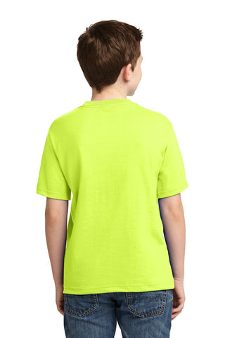 Jerzees Youth Dri-Power 50/50 Cotton/Poly T-Shirt (Safety Green)