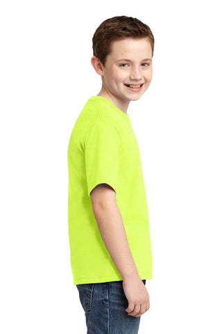 Jerzees Youth Dri-Power 50/50 Cotton/Poly T-Shirt (Safety Green)