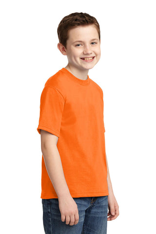 Jerzees Youth Dri-Power 50/50 Cotton/Poly T-Shirt (Safety Orange)