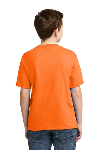 Jerzees Youth Dri-Power 50/50 Cotton/Poly T-Shirt (Safety Orange)