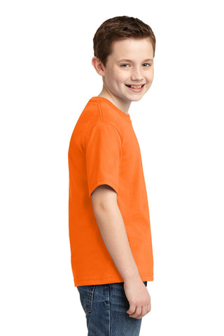 Jerzees Youth Dri-Power 50/50 Cotton/Poly T-Shirt (Safety Orange)