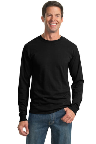 Jerzees Dri-Power 50/50 Cotton/Poly Long Sleeve T-Shirt (Black)