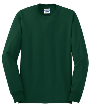 Jerzees Dri-Power 50/50 Cotton/Poly Long Sleeve T-Shirt (Forest Green)