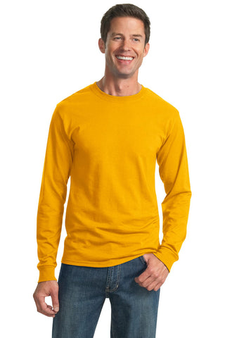 Jerzees Dri-Power 50/50 Cotton/Poly Long Sleeve T-Shirt (Gold)