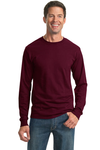 Jerzees Dri-Power 50/50 Cotton/Poly Long Sleeve T-Shirt (Maroon)