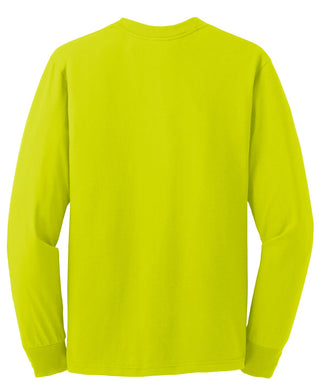 Jerzees Dri-Power 50/50 Cotton/Poly Long Sleeve T-Shirt (Safety Green)