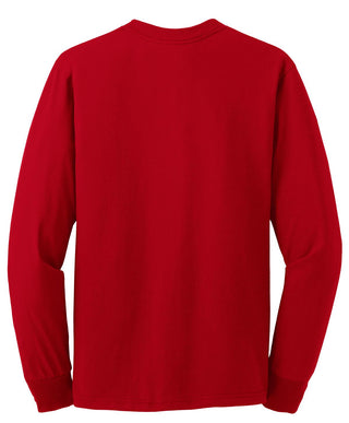Jerzees Dri-Power 50/50 Cotton/Poly Long Sleeve T-Shirt (True Red)