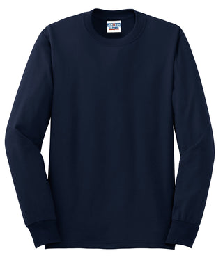 Jerzees Dri-Power 50/50 Cotton/Poly Long Sleeve T-Shirt (Navy)