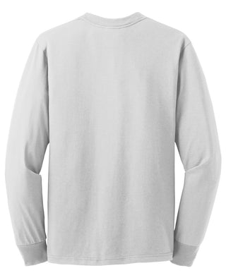 Jerzees Dri-Power 50/50 Cotton/Poly Long Sleeve T-Shirt (White)
