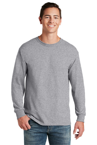 Jerzees Dri-Power 50/50 Cotton/Poly Long Sleeve T-Shirt (Athletic Heather)