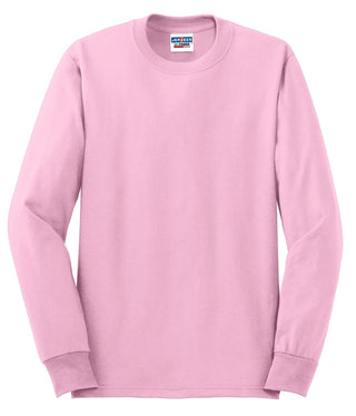 Jerzees Dri-Power 50/50 Cotton/Poly Long Sleeve T-Shirt (Classic Pink)