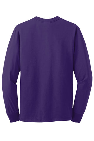 Jerzees Dri-Power 50/50 Cotton/Poly Long Sleeve T-Shirt (Deep Purple)