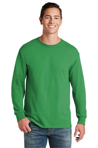 Jerzees Dri-Power 50/50 Cotton/Poly Long Sleeve T-Shirt (Kelly)