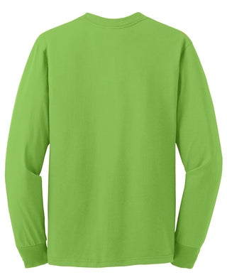 Jerzees Dri-Power 50/50 Cotton/Poly Long Sleeve T-Shirt (Kiwi)