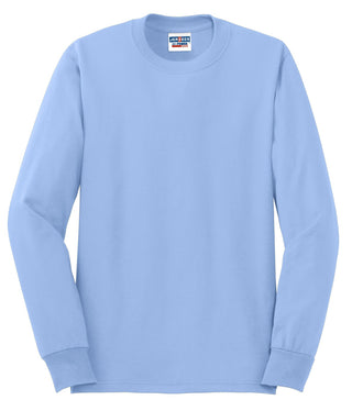 Jerzees Dri-Power 50/50 Cotton/Poly Long Sleeve T-Shirt (Light Blue)