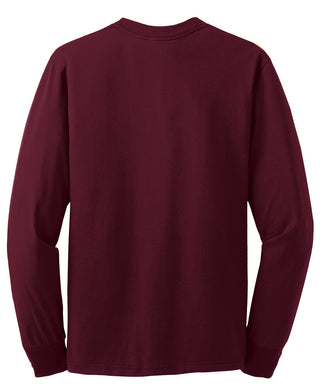 Jerzees Dri-Power 50/50 Cotton/Poly Long Sleeve T-Shirt (Maroon)