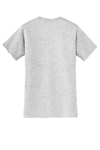Jerzees Dri-Power 50/50 Cotton/Poly Pocket T-Shirt (Ash)