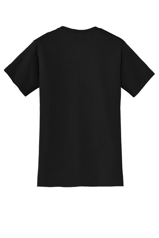 Jerzees Dri-Power 50/50 Cotton/Poly Pocket T-Shirt (Black)