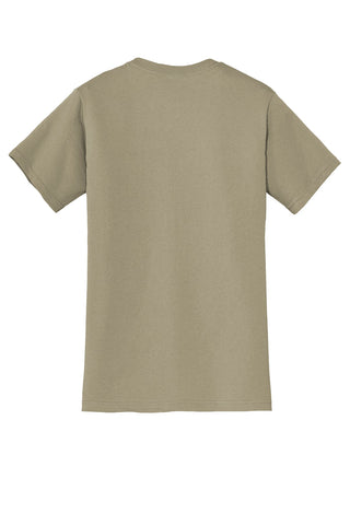 Jerzees Dri-Power 50/50 Cotton/Poly Pocket T-Shirt (Khaki)